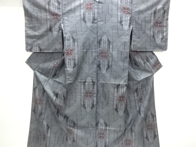 Japanese Kimono / Tsumugi Omeshi Silk